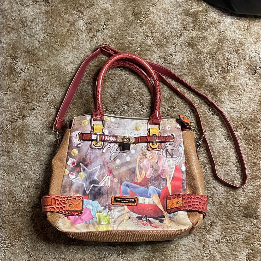 Nicole Lee Woman’s Crossbody‎ Shoulder Bag Purse